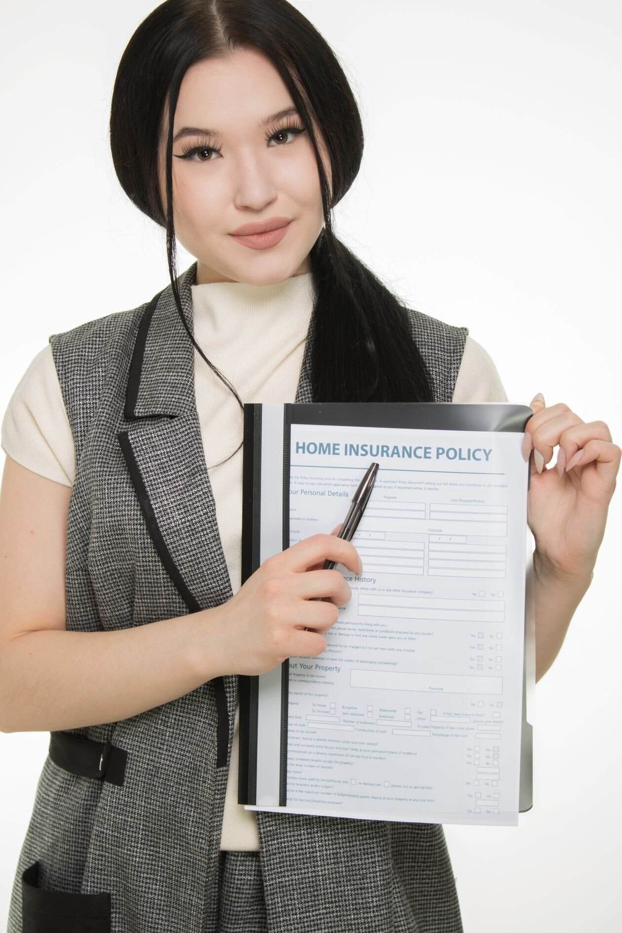 Employee reviewing a work injury compensation insurance policy in Singapore